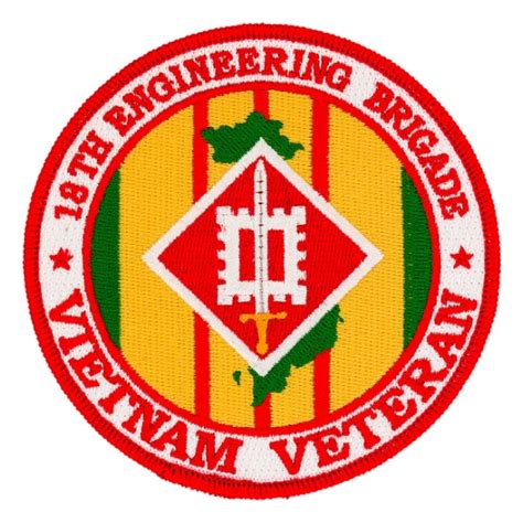 18th Engineering Brigade Vietnam Veteran Patch | Flying Tigers Surplus