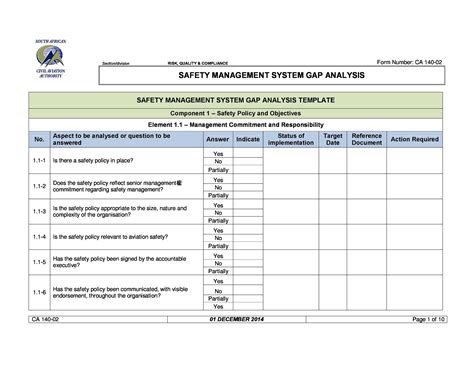 40 Gap Analysis Templates & Exmaples (Word, Excel, PDF)