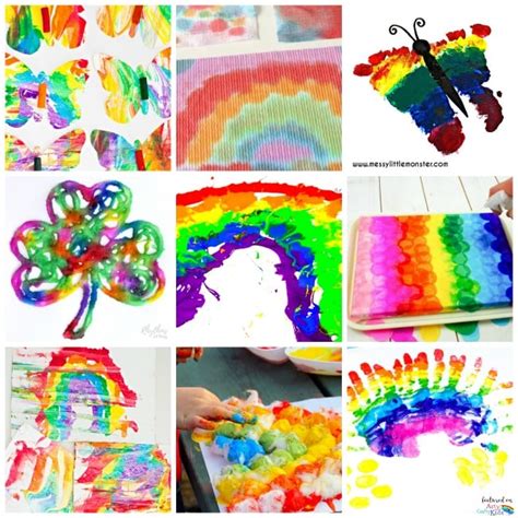 20 Rainbow Kids Art Projects - Arty Crafty Kids