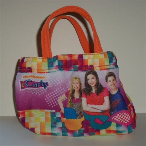 McDonald's 2010 iCarly Tote Bag Happy Meal Toy Loose Used