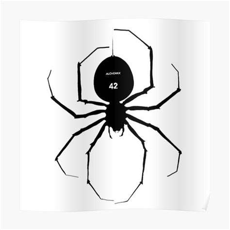 "Black Spider 42" Poster by TwisterTide | Redbubble