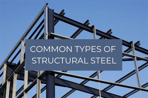 Common types of structural steel - Melsteel