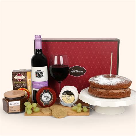 Cheese, Wine and Chocolate Birthday Gift Hamper | HAY HAMPERS