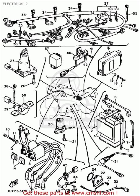 Yamaha FJ1200 1987 USA ELECTRICAL 2 - buy original ELECTRICAL 2 spares ...