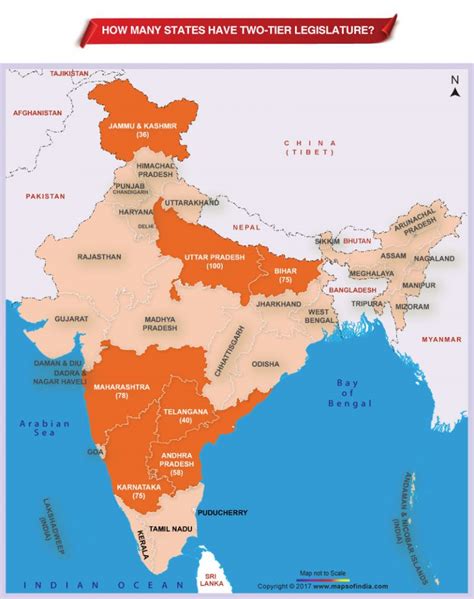 How many states have bicameral legislatures? States having two tier legislature