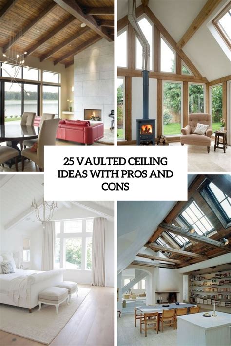 25 Vaulted Ceiling Ideas With Pros And Cons - DigsDigs