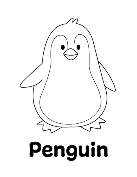 Coloring Pages Of Penguins