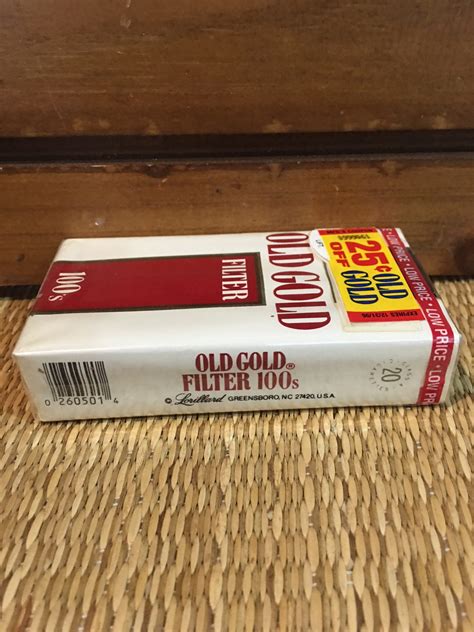 Old Gold Filters 100’s Cigarette Soft Pack! - Danly's Vintage Cigarette ...