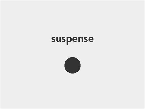 Suspense and surprise! | Suspense, Animation, Logo inspiration