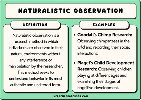 21 Naturalistic Observation Examples (2024)