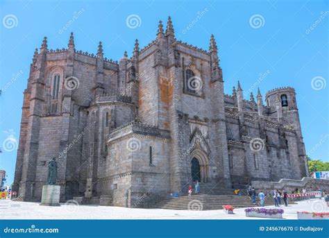 Guarda, Portugal, July 4, 2021: View of the Cathedral in Guarda ...