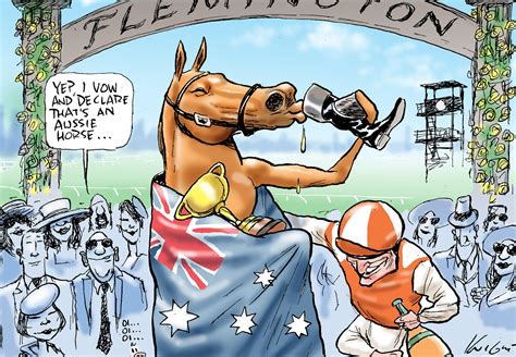 Mark Knight adds Aussie tradition to his Melbourne Cup cartoon | KidsNews