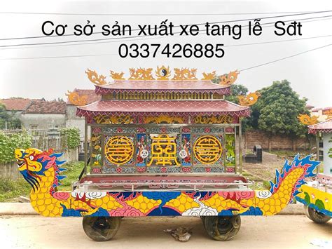 Xe Tang Lễ kéo Tay Chữ Thọ Đầu Rồng – Cơ Sở Sản Xuất Xe Tang Lễ Vũ Chiến