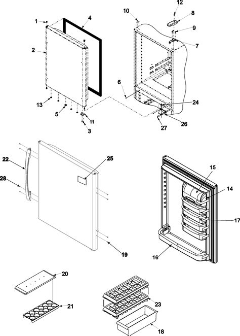 Refrigerators Parts: Amana Refrigerator Parts Diagram