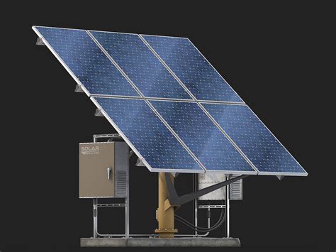 solar panel 3d model