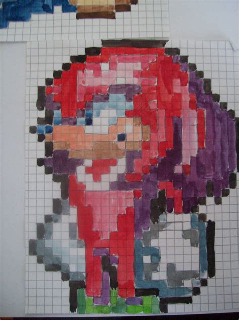 Knuckles Pixel by MrAvocadoNinja on DeviantArt