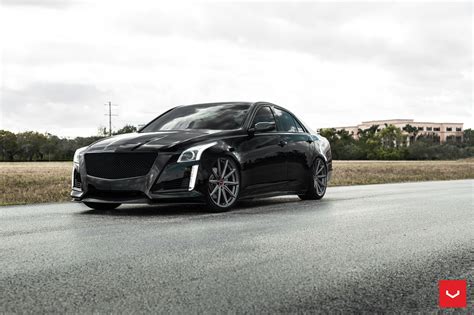 Black Ice: Sleek Cadillac CTS Gets a Custom Mesh Grille — CARiD.com Gallery