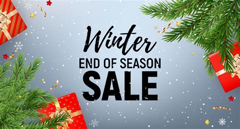 Winter End of Season Sale Background Design. 3209117 Vector Art at Vecteezy