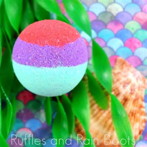 Princess Ariel Bath Bombs are Perfect for A Little Mermaid Party Favor