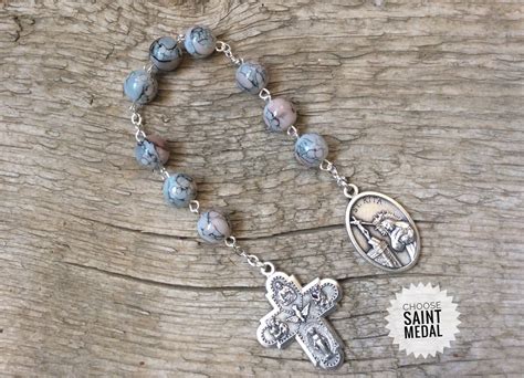 St Rita Chaplet Catholic Prayer Beads Nine Bead Chaplet St | Etsy