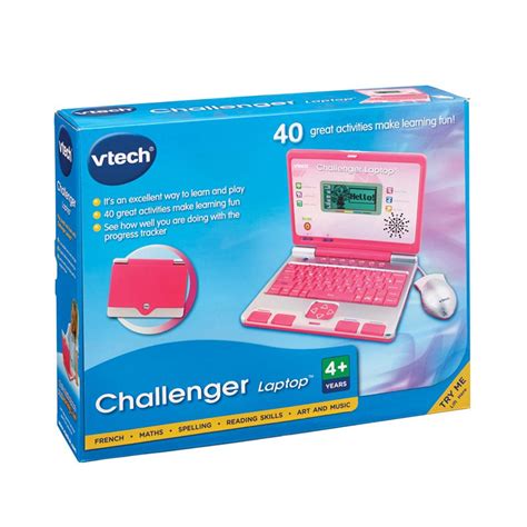 VTech Challenger Laptop – Pink - Bilco Direct