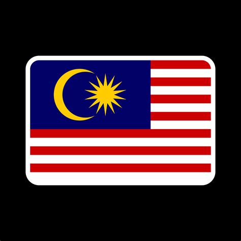 Malaysia flag, official colors and proportion. Vector illustration ...