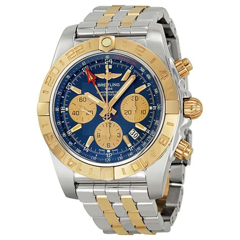 Breitling Chronomat GMT Automatic Chronograph Blue Dial Men's Watch CB042012-C858TT - Chronomat ...