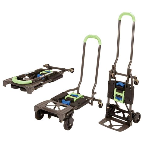 Cosco Shifter Multi-Position Folding Hand Truck and Cart, Green - Walmart.com - Walmart.com