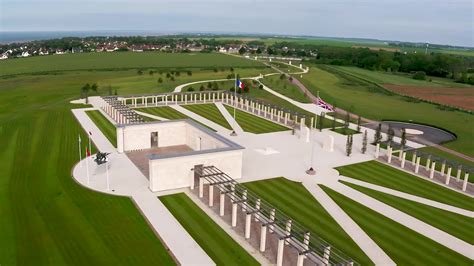 Drone Footage Shows New British Normandy Memorial