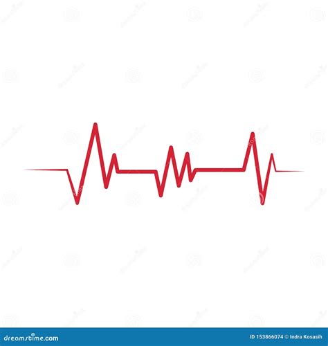 Heartbeat Cardiogram Icon Vector Logo | CartoonDealer.com #153866074