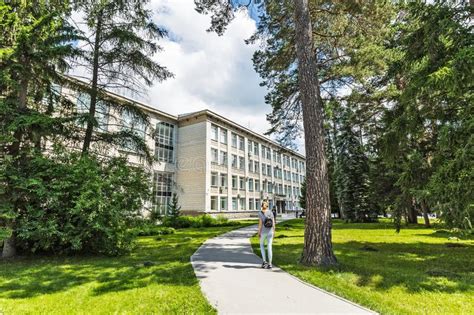 Novosibirsk State University, New Building. Novosibirsk, Russia Editorial Photo - Image of ...