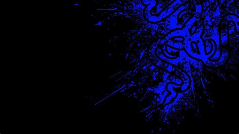 Dark Blue Razer Logo In Black Background HD Razer Wallpapers | HD Wallpapers | ID #52284