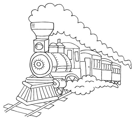 Steam Train Drawing at PaintingValley.com | Explore collection of Steam Train Drawing