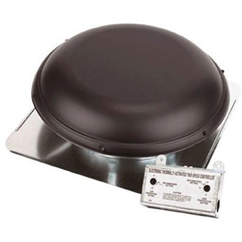 AIR VENT 53848 Roof Mounted Power Attic Ventilator, Brown : Amazon.in ...