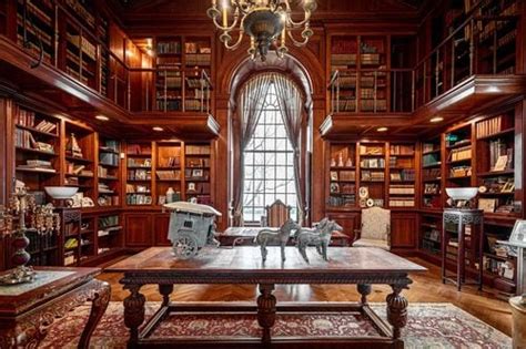 1929 Michigan mansion has 2-story library with Sistine Chapel-like painted mural ceiling, $4.75M ...