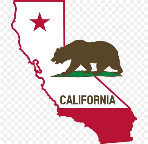 Flag Of California California Grizzly Bear Clip Art, PNG, 700x800px ...