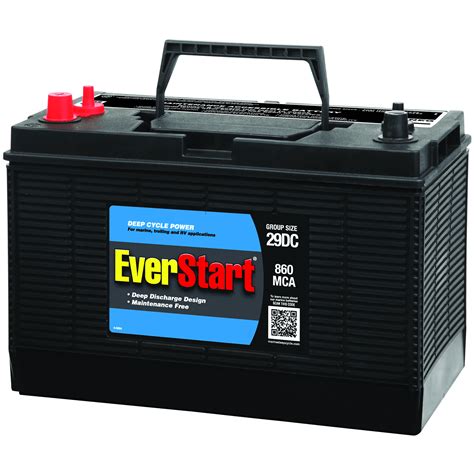 EverStart Lead Acid Marine & RV Deep Cycle Battery, Group Size 29DC ...