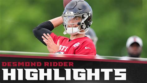 Desmond Ridder highlights at rookie minicamp