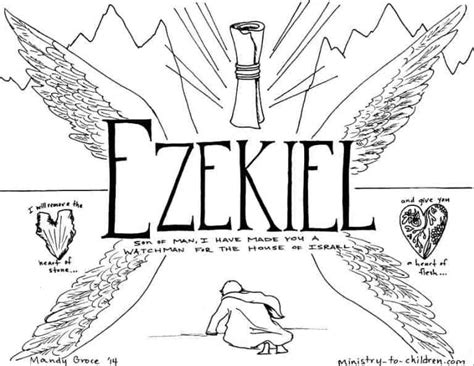 Ezekiel Coloring Pages