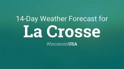 La Crosse, Wisconsin, USA 14 day weather forecast