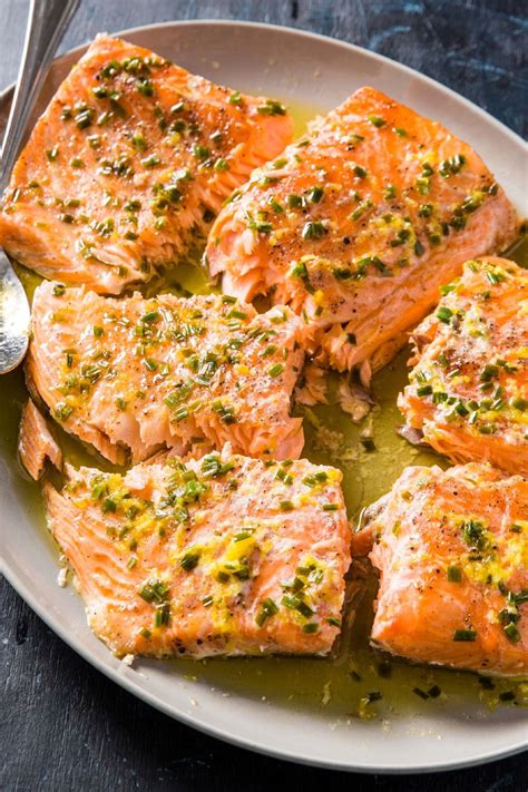 Slow-Roasted Salmon with Chives and Lemon | Cooks country recipes ...