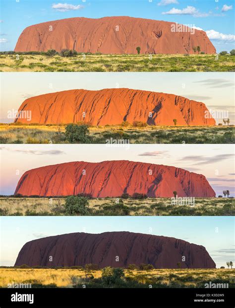 Colors of Uluru, Ayers Rock, NT, Australia Stock Photo - Alamy