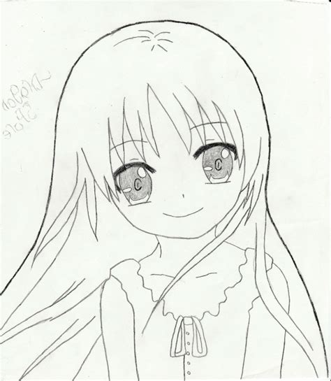 Anime Cute Girl Drawing at GetDrawings | Free download