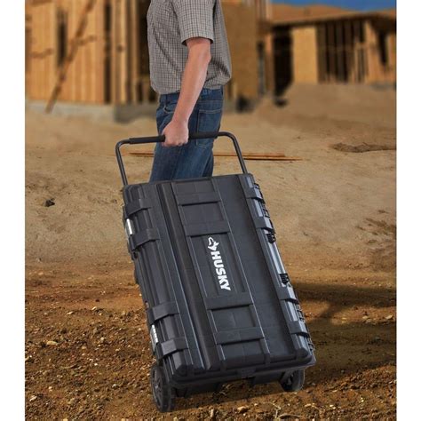 Husky Tool Storage Mobile Job Box Rolling Portable Organizer Garage ...