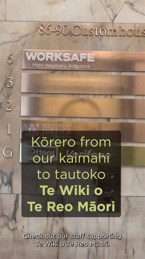 Kia kaha te reo Māori! Our kaimahi (staff) are showing their support for Te Wiki o Te Reo Māori ...