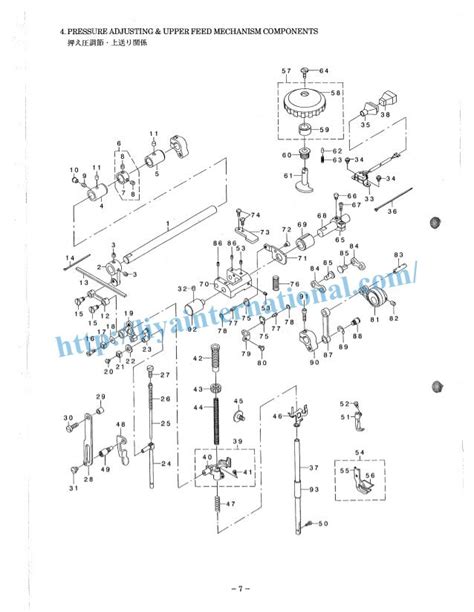 Juki dnu 1541 parts list