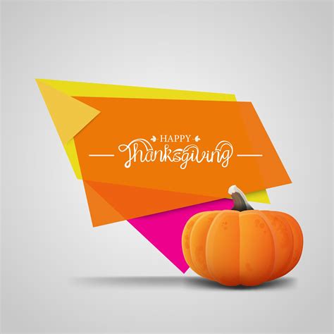 Happy Thanksgiving banner with geometric shapes 1251872 Vector Art at Vecteezy