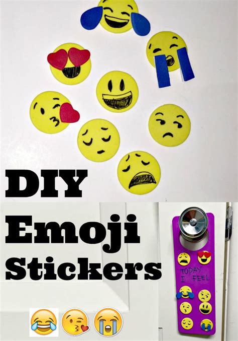 DIY Emoji Stickers » Dollar Store Crafts