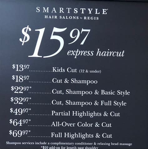 Walmart Hair Salon Prices 2020 [Smart Style Prices Haircut Starting $15.9]