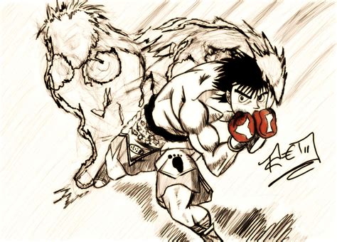 Hajime no Ippo dempsey rolls by gaared on DeviantArt